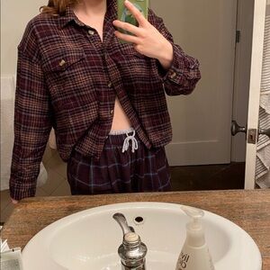American Eagle plaid flannel